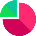 marketing, Pie chart, finances, graphical, Business, Stats, statistics, Business And Finance Crimson icon