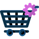 commerce, shopping cart, Supermarket, online store, Shopping Store, Commerce And Shopping DarkSlateGray icon
