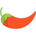 hot, food, organic, pepper, Chili, vegetarian, vegan, Spicy, Chili Pepper, Food And Restaurant Black icon