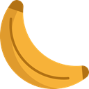 food, Fruit, organic, diet, Banana, vegetarian, vegan, Healthy Food, Food And Restaurant Goldenrod icon