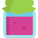 Jar, food, breakfast, jam, Conserve, Food And Restaurant PaleVioletRed icon