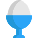 food, organic, protein, fried egg, Boiled Egg, Food And Restaurant DodgerBlue icon