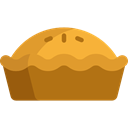 pie, food, Dessert, sweet, Bakery, Food And Restaurant Goldenrod icon