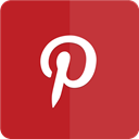 pinterest, Icon, material design Firebrick icon