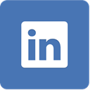 Linkedin, Icon, material design SteelBlue icon