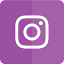 Instagram, Icon, material design MediumOrchid icon