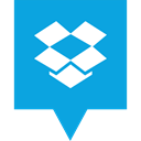 media, dropbox, Logo, Social DodgerBlue icon