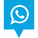 media, Logo, Social, Whatsapp DodgerBlue icon