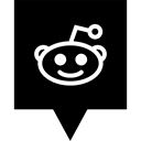 Reddit Black icon