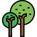 Tree, nature, garden, gardening, ecology, yard, Botanical, Ecology And Environment Black icon