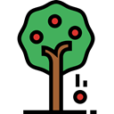 Fruit Tree, Ecology And Environment, gardening, ecology, yard, Botanical, nature, garden Black icon