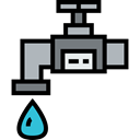 Faucet, Droplet, Furniture And Household, tap, water Black icon