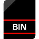 document, File, Extension, Bin Black icon