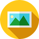 interface, landscape, Files And Folders, image, photo, picture, photography Gold icon