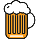 food, mug, Pint, Alcoholic Drink, Beer Mug, Pint Of Beer, Food And Restaurant, Alcohol, drink Black icon