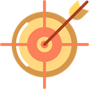 Aim, Target, shooting, sniper, weapons, Seo And Web Black icon