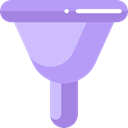 Filter, tool, funnel, Filtering, Tools And Utensils, Seo And Web Plum icon