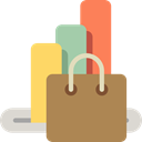 Stats, shopping, rating, Sales, Bar chart, Commerce And Shopping, Seo And Web Peru icon