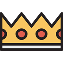 miscellaneous, king, crown, Queen, Royalty, Chess Piece Icon