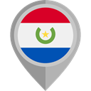 flag, Paraguay, placeholder, flags, Country, Nation DarkGray icon