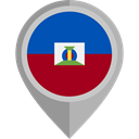 flag, Haiti, placeholder, flags, Country, Nation DarkGray icon