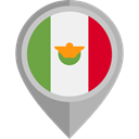 flag, Mexico, placeholder, flags, Country, Nation DarkGray icon