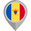 flag, moldova, placeholder, flags, Country, Nation DarkGray icon
