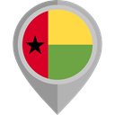 Guinea Bissau, flag, placeholder, flags, Country, Nation Black icon