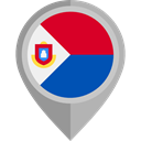 flag, placeholder, flags, Country, Nation, Sint Maarten DarkGray icon