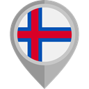 flag, placeholder, flags, Country, Nation, Faroe Islands DarkGray icon
