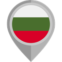 Country, Nation, flag, Bulgaria, placeholder, flags DarkGray icon