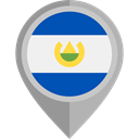 flag, placeholder, flags, Country, Nation, El Salvador DarkGray icon