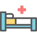 hospital, Bed, Health Clinic, Healthcare And Medical, medical Black icon