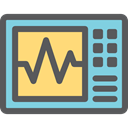 Healthcare And Medical, pulse, heart rate, Electrocardiogram, Cardiogram, Heart, medical DimGray icon