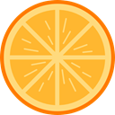 Food And Restaurant, diet, vegetarian, vegan, Healthy Food, Orange, food, Fruit, organic Goldenrod icon