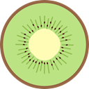 food, Fruit, organic, diet, Food And Restaurant, Kiwi, vegetarian, vegan, Healthy Food LightGreen icon