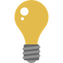 Idea, electricity, bulb, illumination, Light bulb, technology, invention, Business And Finance SandyBrown icon