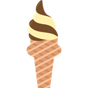 food, Dessert, sweet, summer, Ice cream, Summertime, Food And Restaurant Black icon