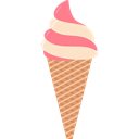 Dessert, sweet, summer, Ice cream, food, Summertime, Food And Restaurant Black icon