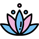 Chakra, hinduism, nature, oriental, Yoga, lotus, meditation Black icon