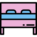 Hostel, Bed, Sleeping, Furniture And Household, hotel, Sleepy Plum icon
