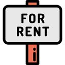 signal, commerce, symbol, Commercial, Business, signs, real estate, signals, hanging, Signaling, For Rent Lavender icon