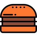 diet, Fast food, hamburguer, Unhealthy, food, Food And Restaurant Tomato icon