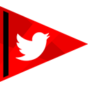 media, online, twitter, Social Red icon