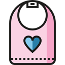 baby, children, fashion, Bib, Baby Clothing, Baby Bib, Baby Cloth, Kid And Baby MistyRose icon