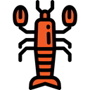 sea, Animals, Aquarium, lobster, Crustacean, Sea Life, Food And Restaurant, Crustaceans Black icon