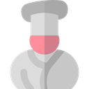Professions And Jobs, kitchen, Chef, Cooker, Food And Restaurant, people, user, Cook, Restaurant Silver icon