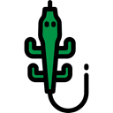 Animal, symbol, Animals, reptile, lizard Black icon