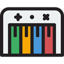 Keyboard, music, Music And Multimedia, piano, Keys, musical instrument, Orchestra WhiteSmoke icon
