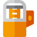 industry, Factory, robotics, Industrial Robot Orange icon